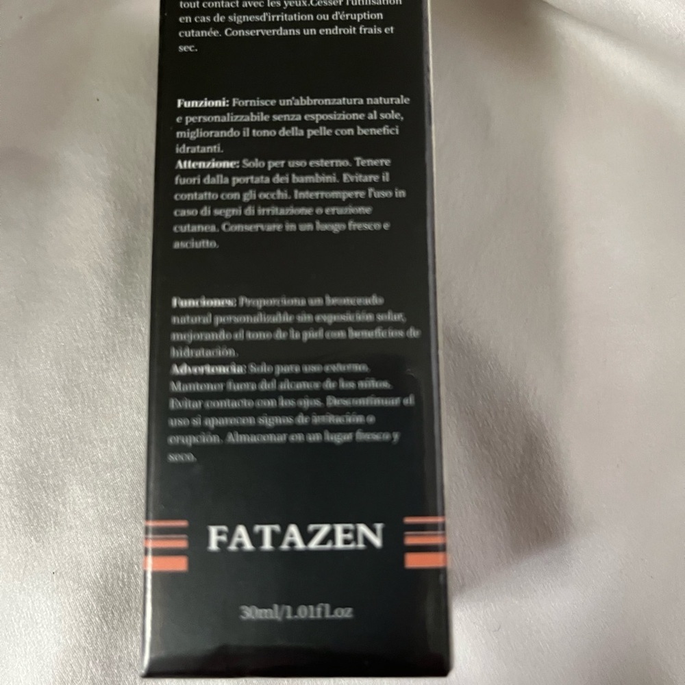 FATAZEN~HIGH LIFT~TANNING DROPS~30% HDA~ NIB - Picture 7 of 7